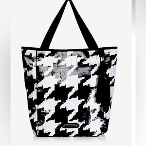 Y2K 🦄🥰 RARE JUICY COUTURE HOUNDSTOOTH SEQUIN TOTE NEW WITH TAGS